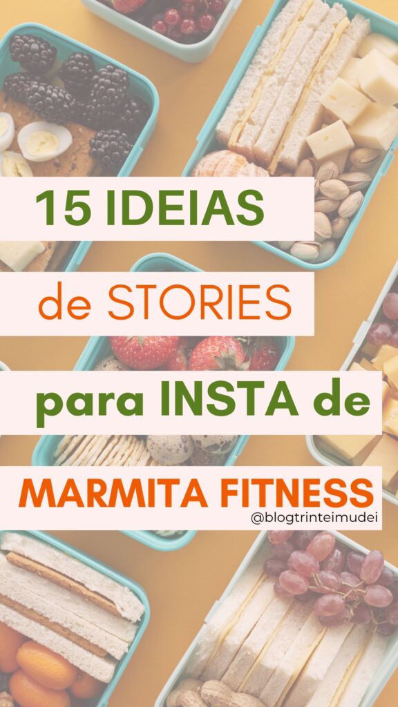 ideia de marmita fit