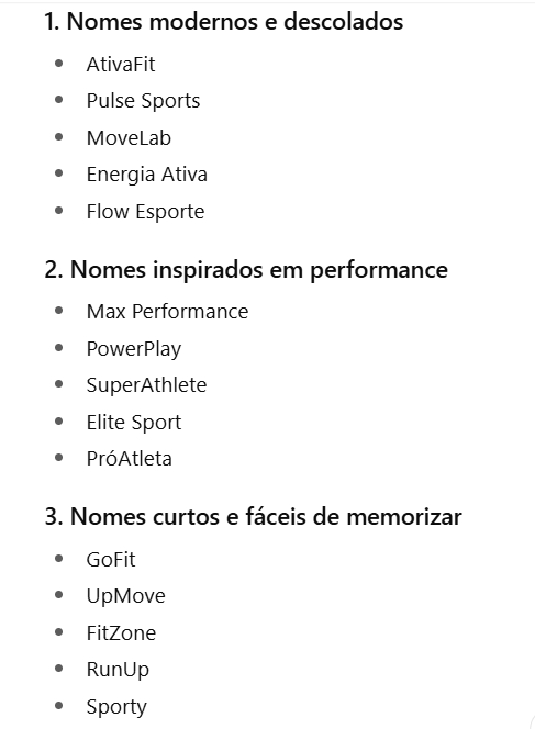 5 ideias de títulos