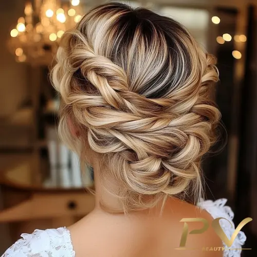 ideia de penteado para cabelo liso