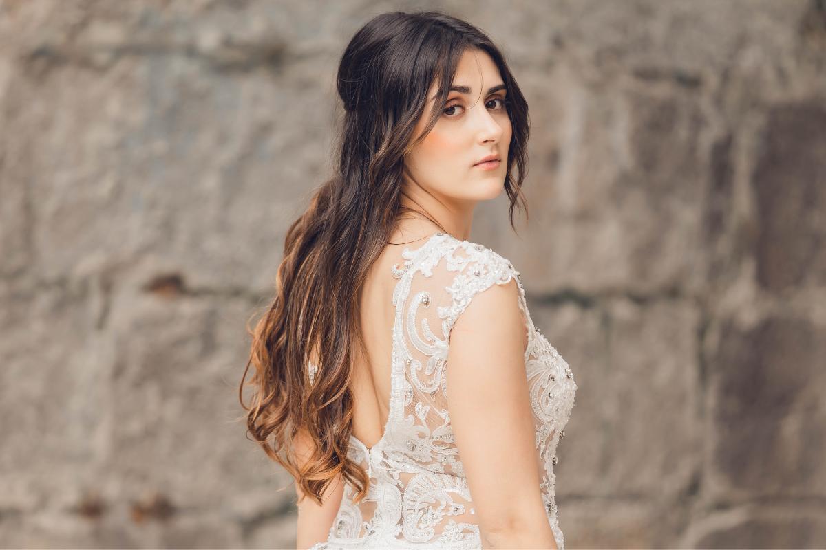 ideia de penteado para cabelo liso