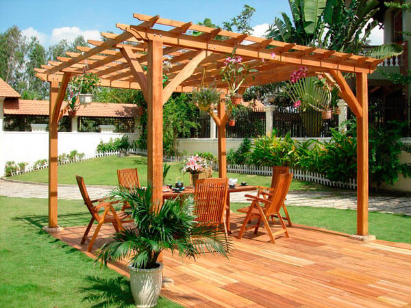 ideia de pergolado