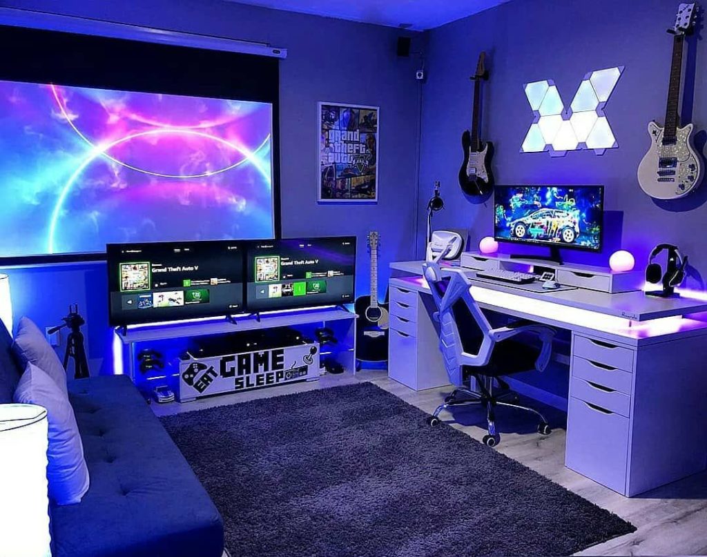 ideia de quarto gamer