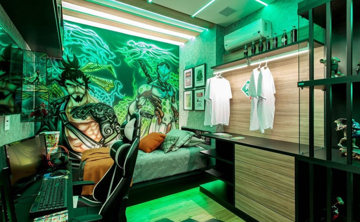 ideia de quarto gamer