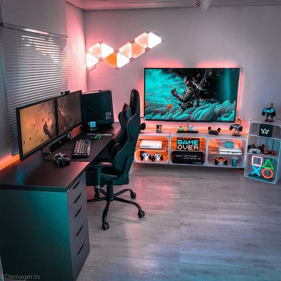 ideia de quarto gamer