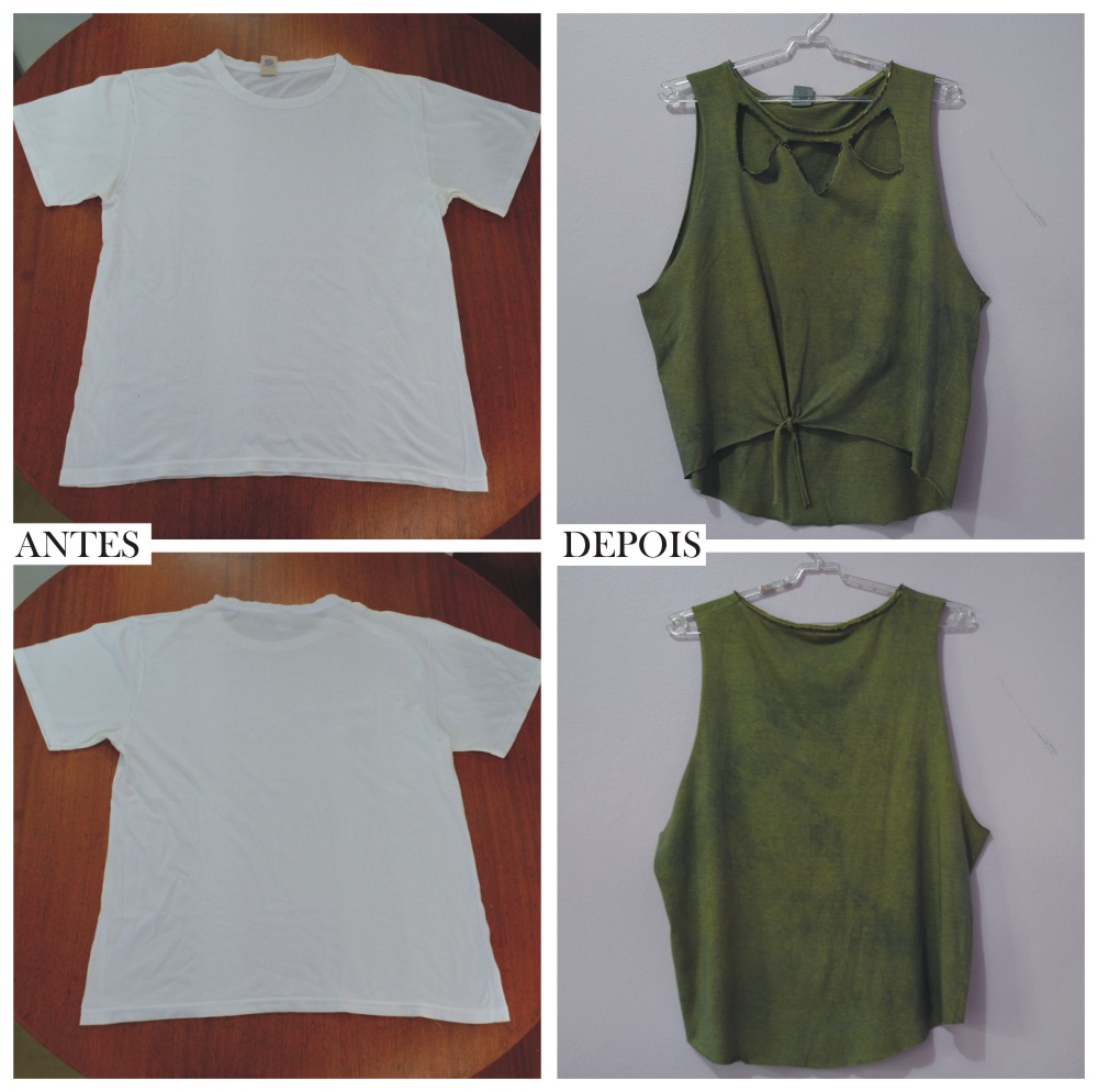 ideias criativas customizar camiseta