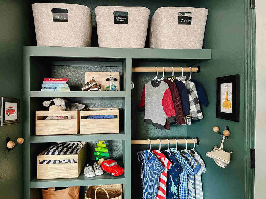 como dobrar bodies para guarda roupa de bebê