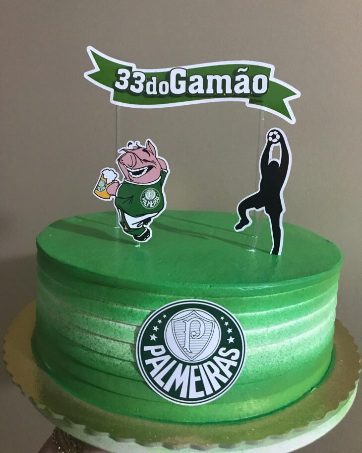 bolo do palmeiras com estrelas