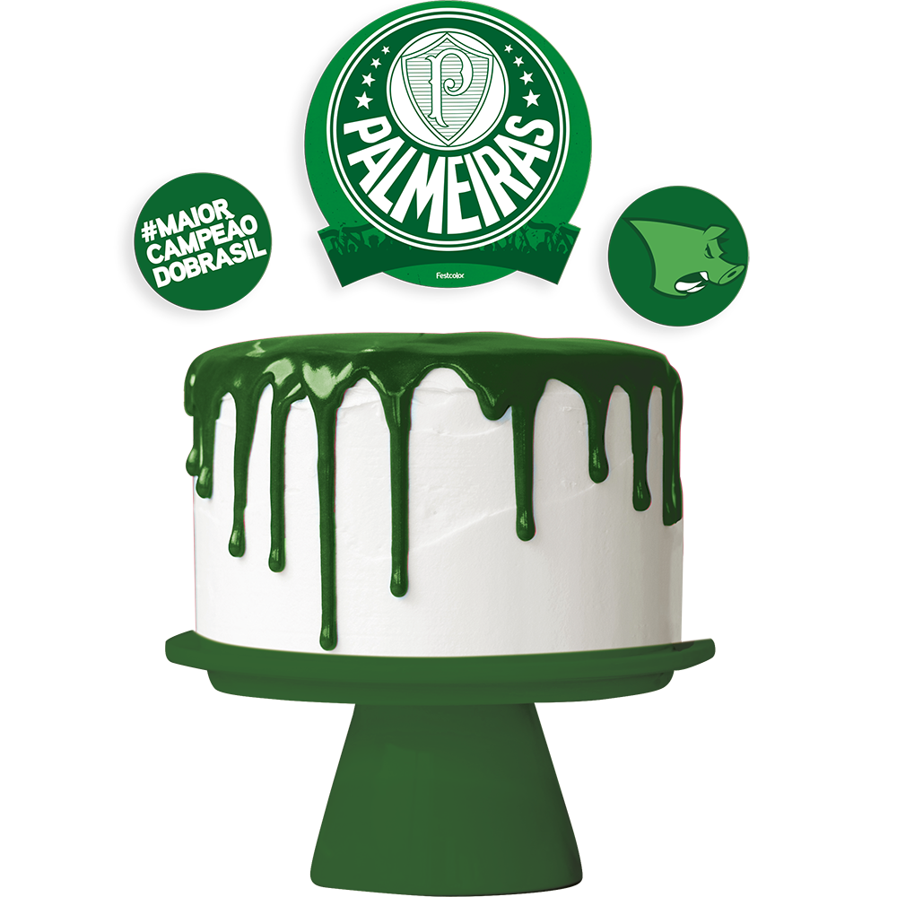 bolo do palmeiras dourado