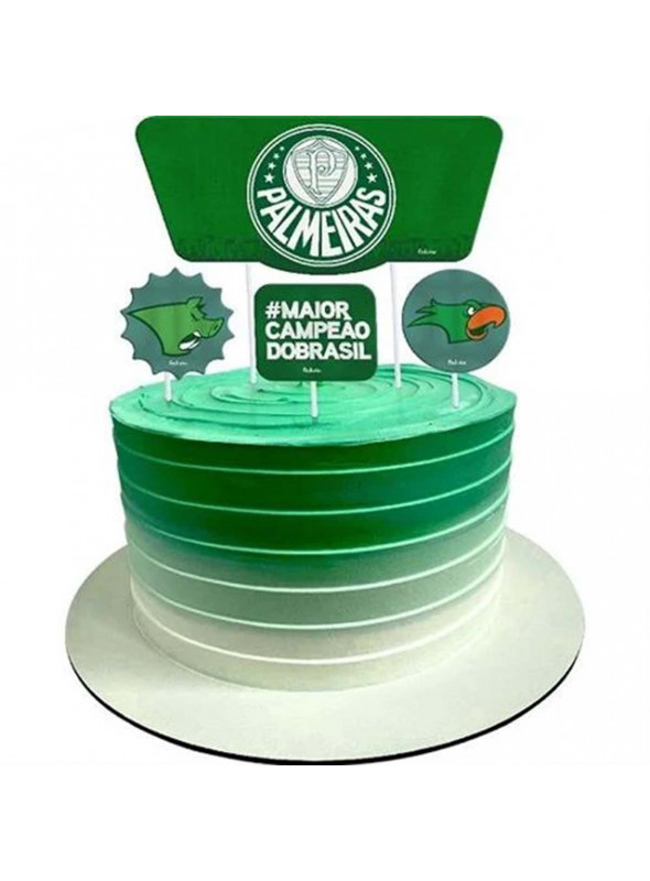 bolo do palmeiras com topo