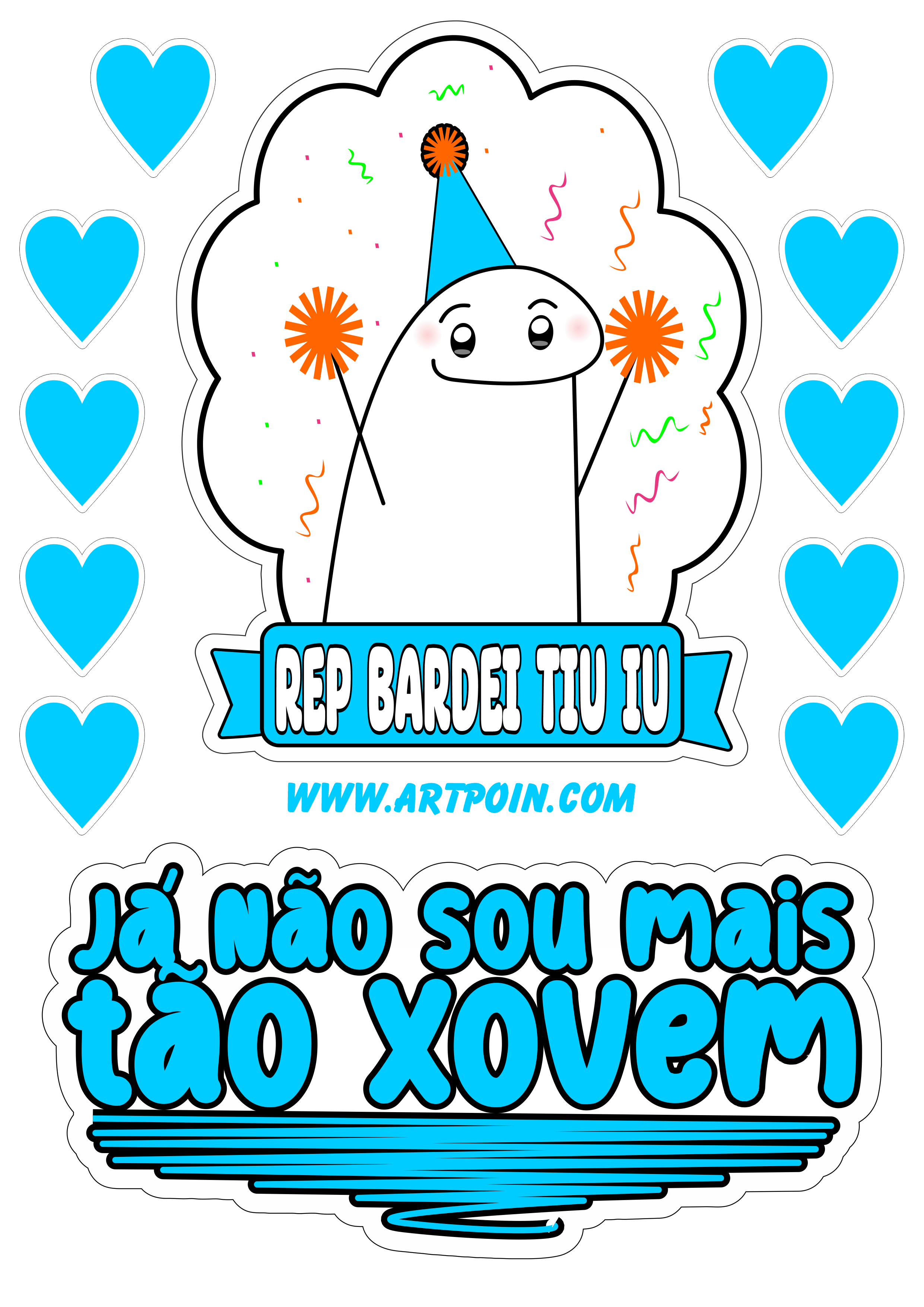 Bolo Flork com cerveja