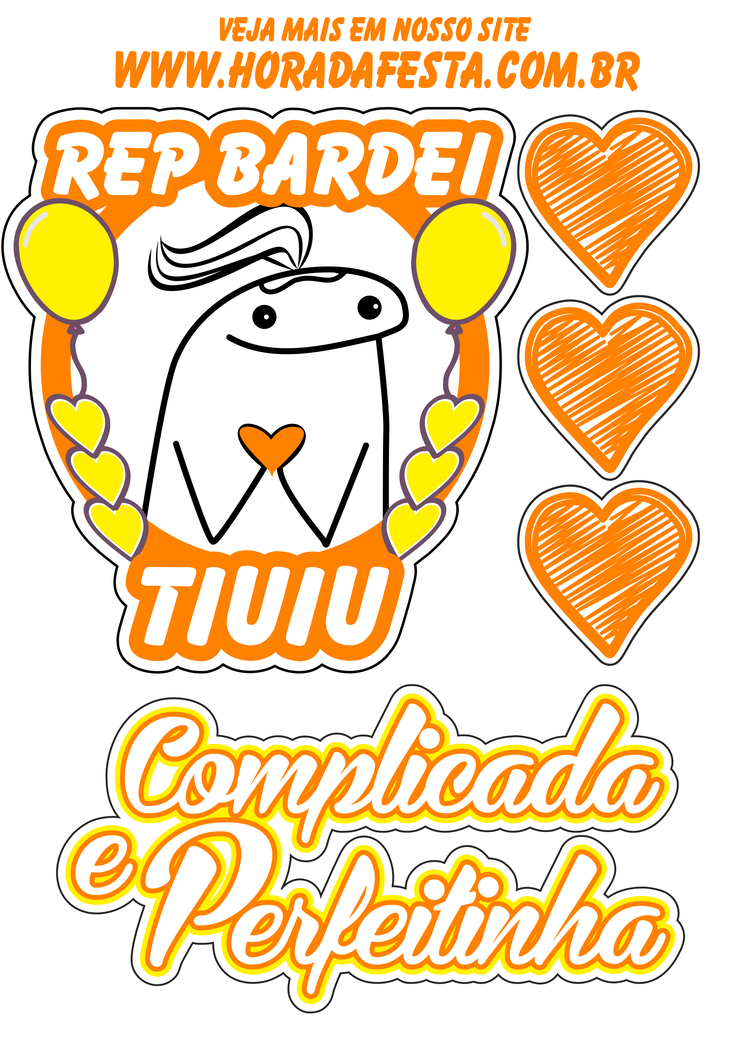 Bolo Flork para amigo