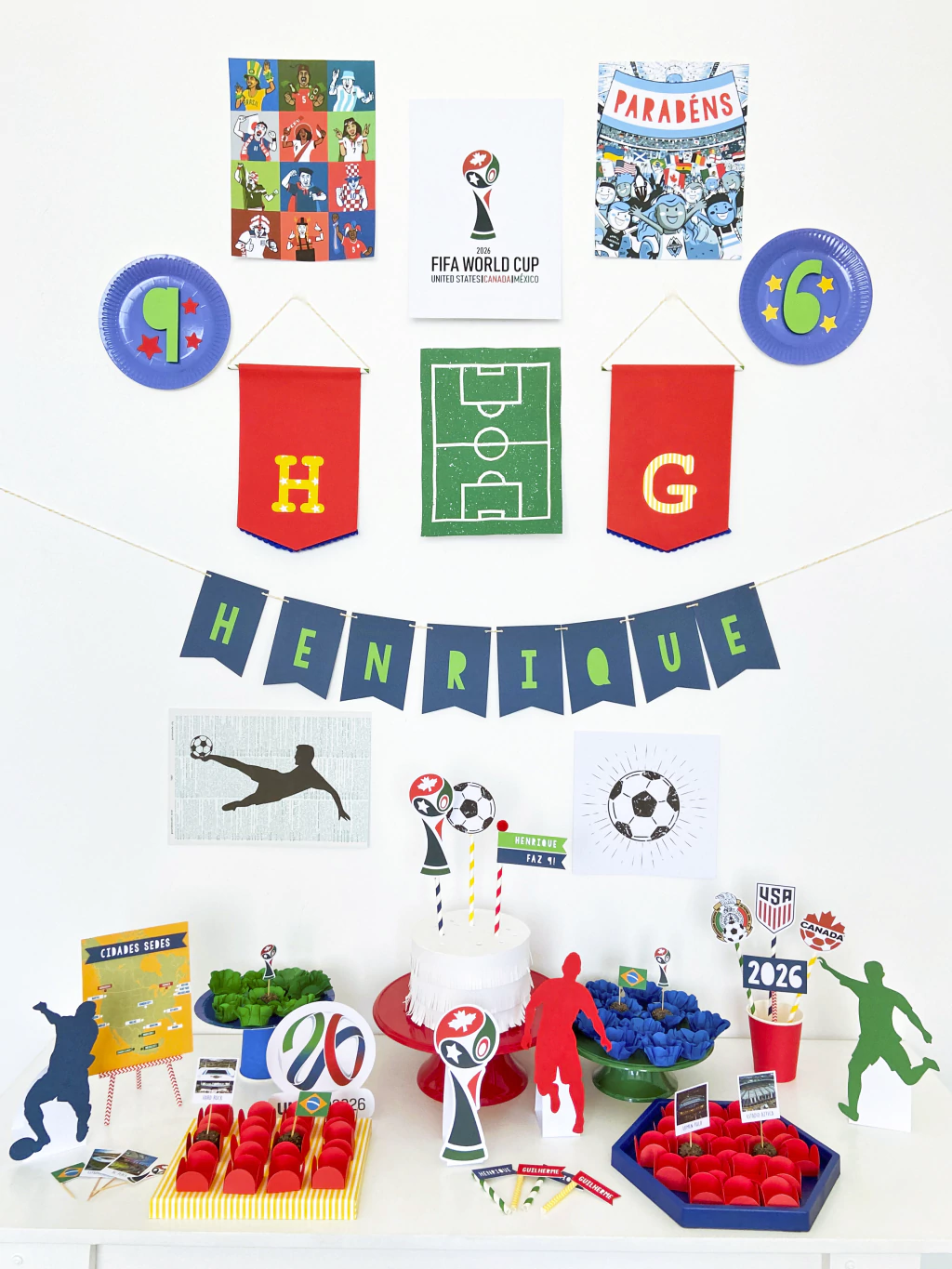 decoração copa do mundo 2026