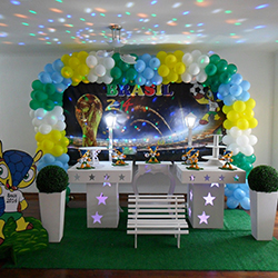 tema copa do mundo para festa