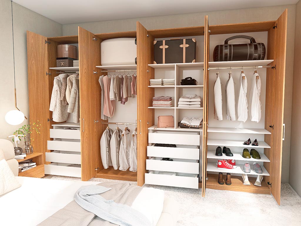 ideias de guarda roupa planejado