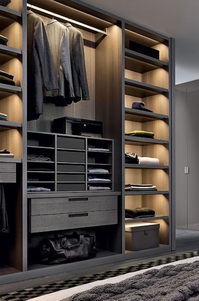 ideias de guarda roupa planejado
