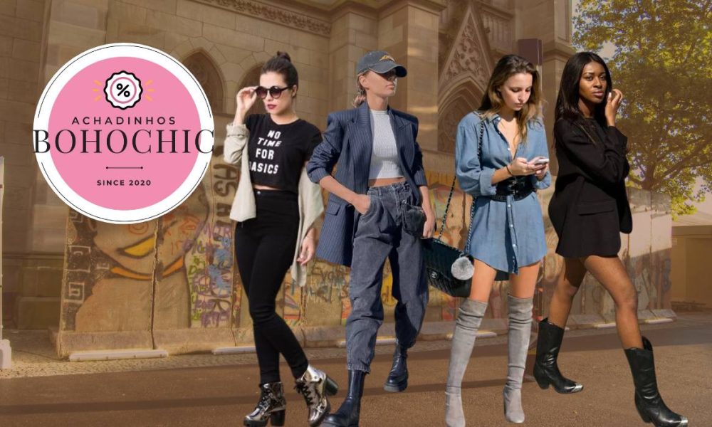 ideias de look com bota