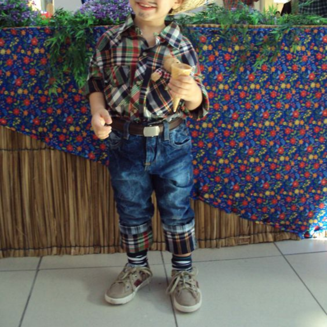 Como Fazer Remendos e Apliques em Roupas Juninas Infantis