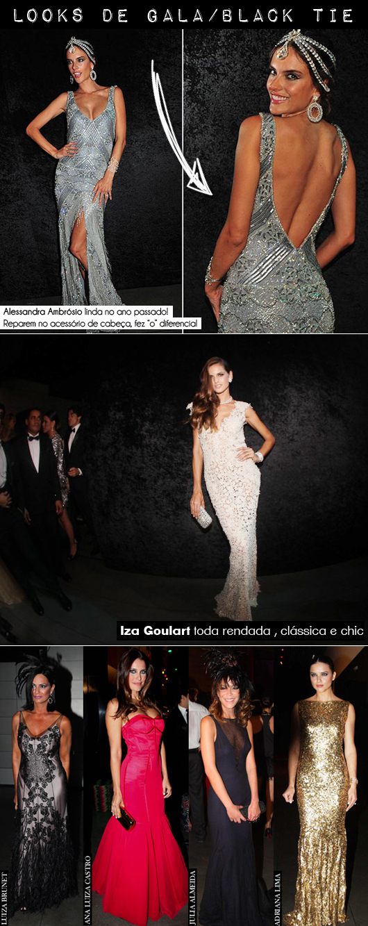 ideias de look para baile de gala