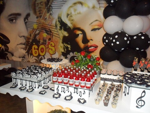 ideias de look para festa anos 60