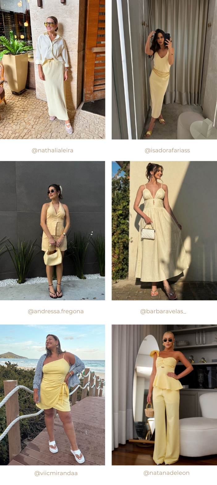 como usar amarelo manteiga em looks de trabalho no verão