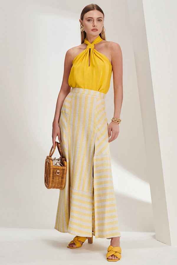 quanto custa montar um look amarelo elegante para o verão