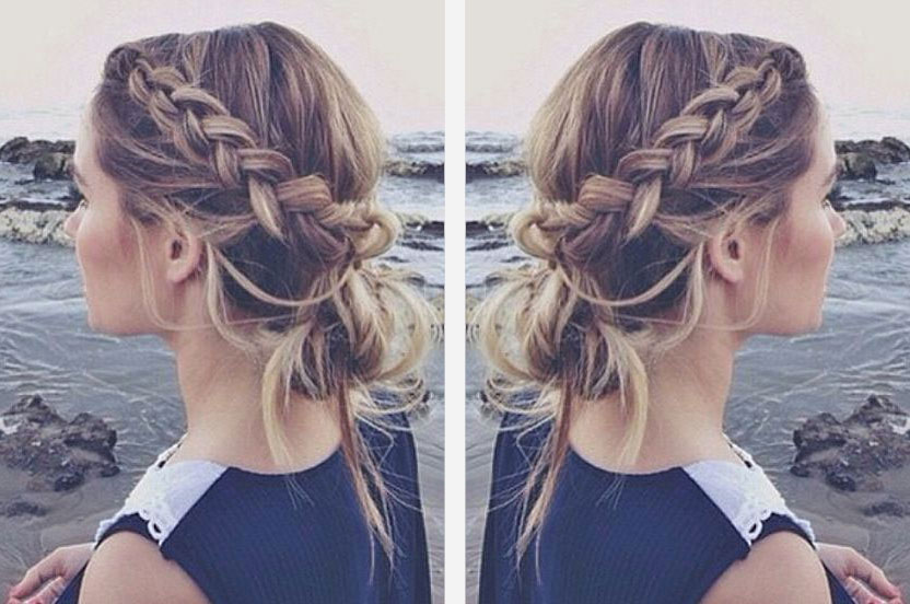 coque baixo polido vs messy bun para festas: qual escolher