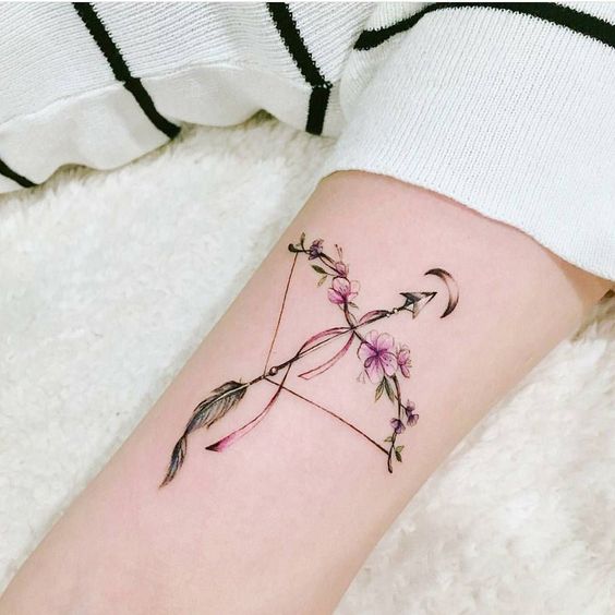 ideias de tatuagem sagitário feminina