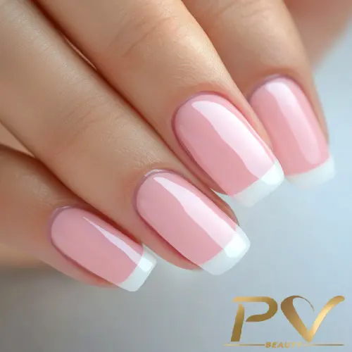 unha decorada rosa e branco 2026