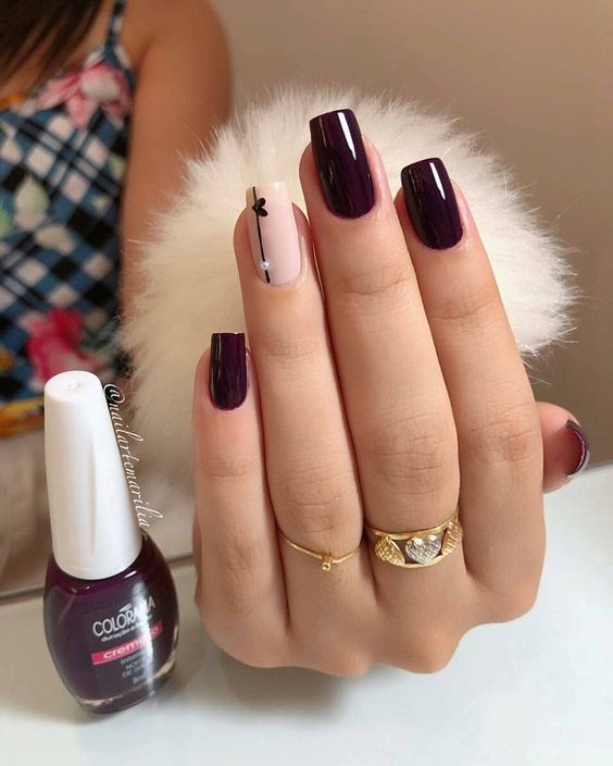 unhas elegantes simples