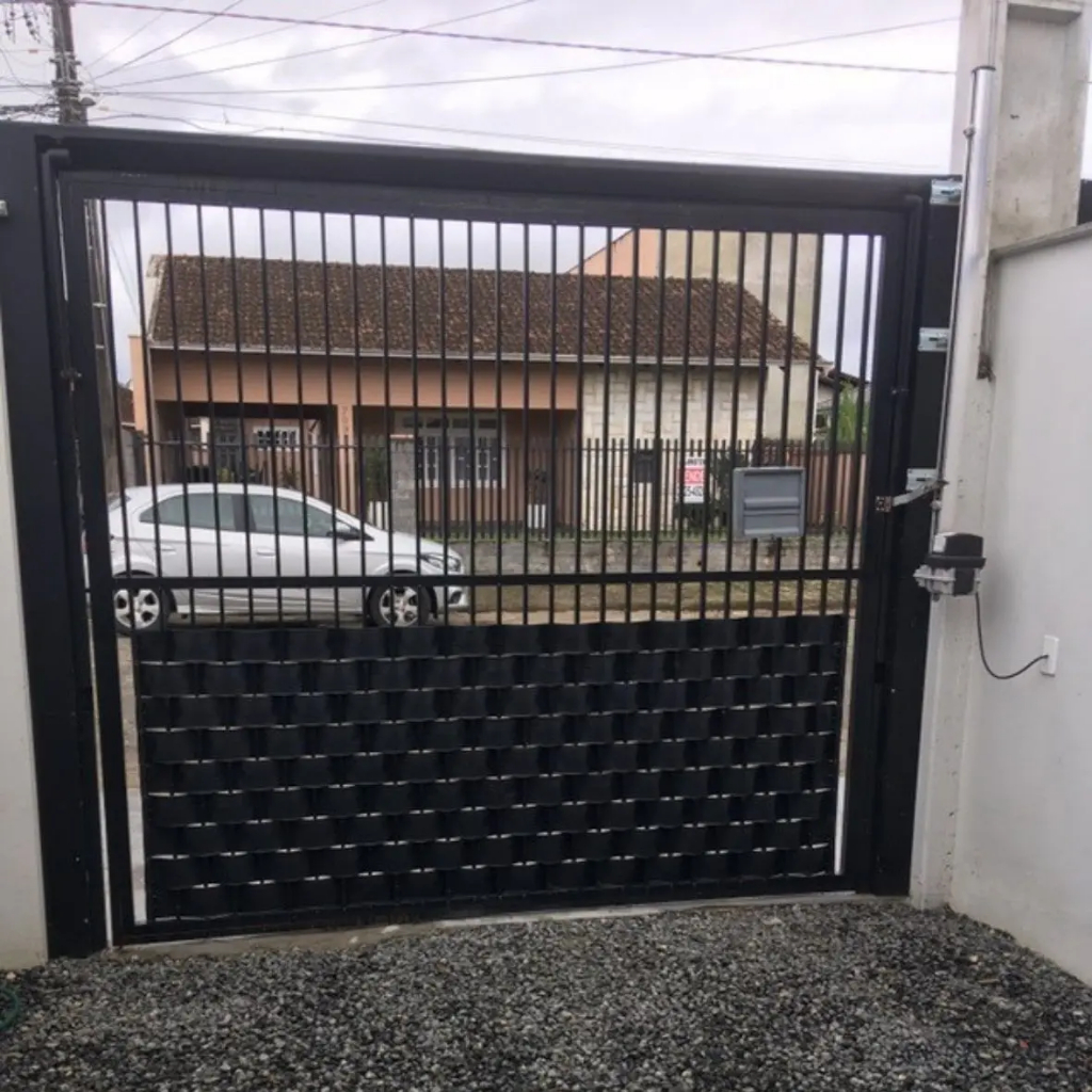 soluções criativas para portão de grade