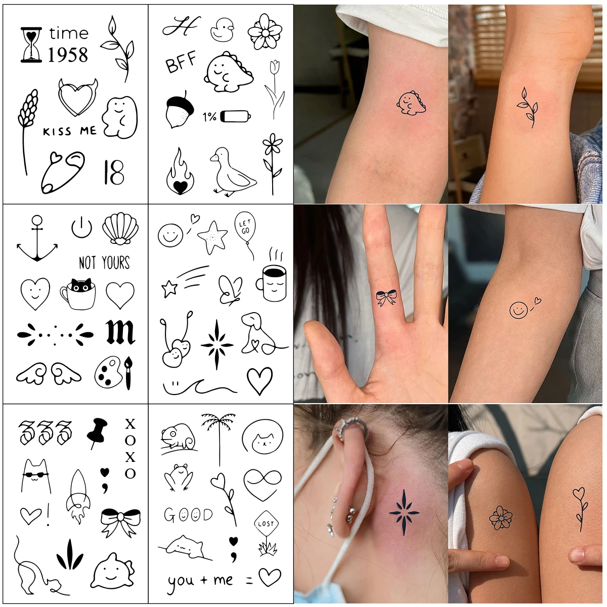 ideias tatuagem feminina delicada e pequena