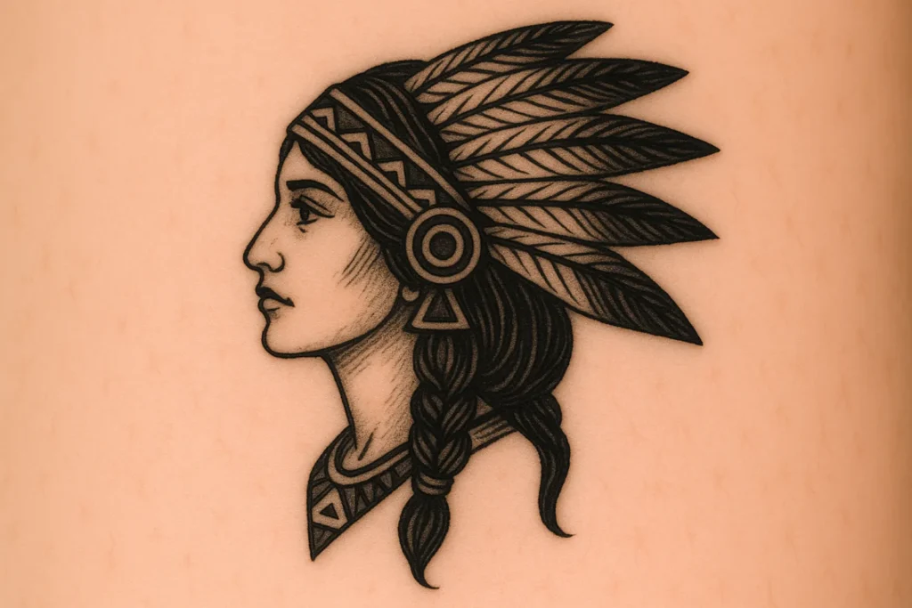 ideias tatuagem india feminina