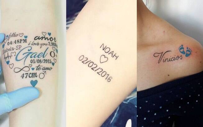 melhores ideias tatuagem mae e filho braco