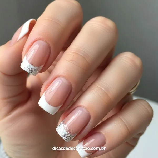 como fazer unhas milky white para noiva