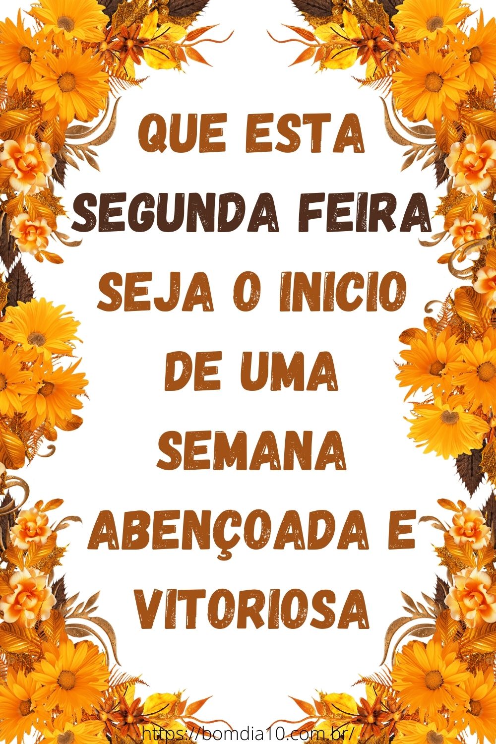 começo de semana inspirador