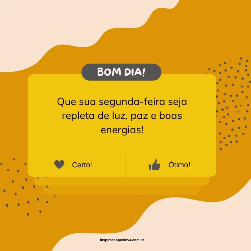 bom dia feliz segunda-feira