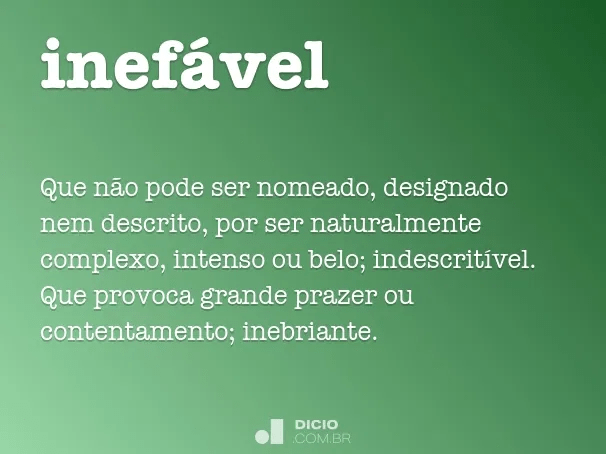 inefável