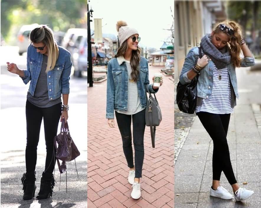 jaqueta jeans feminina curta looks