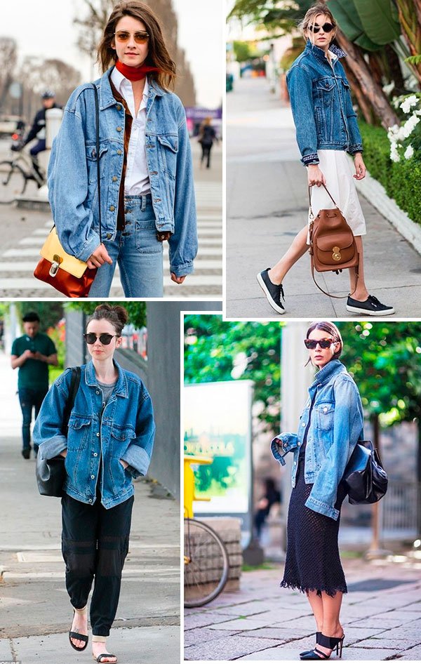 jaqueta jeans oversized curta