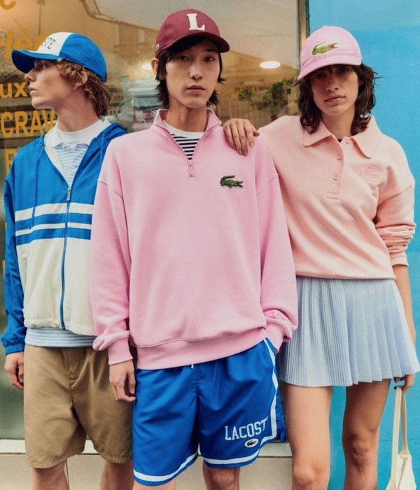 jaqueta lacoste cropped