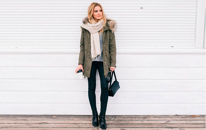 parka forrada