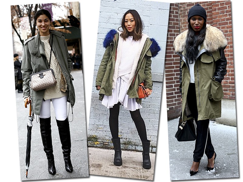 parka forrada