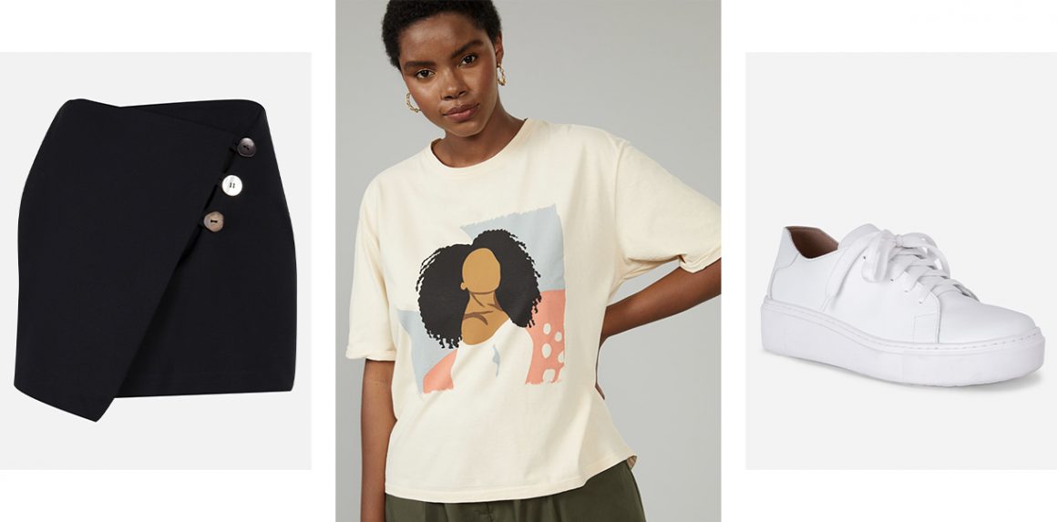 moda básica feminina