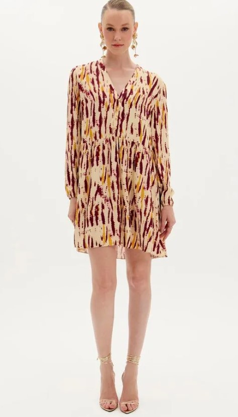vestido lança perfume floral