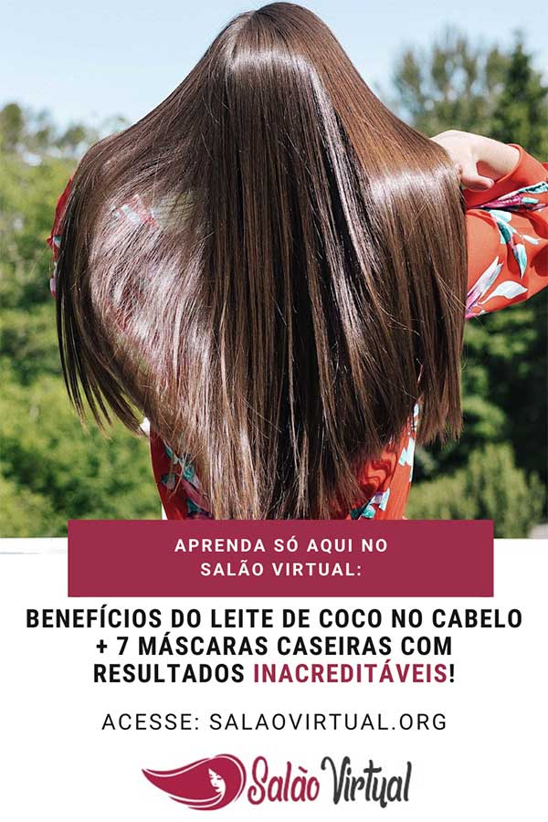 leite de côco no cabelo beneficios