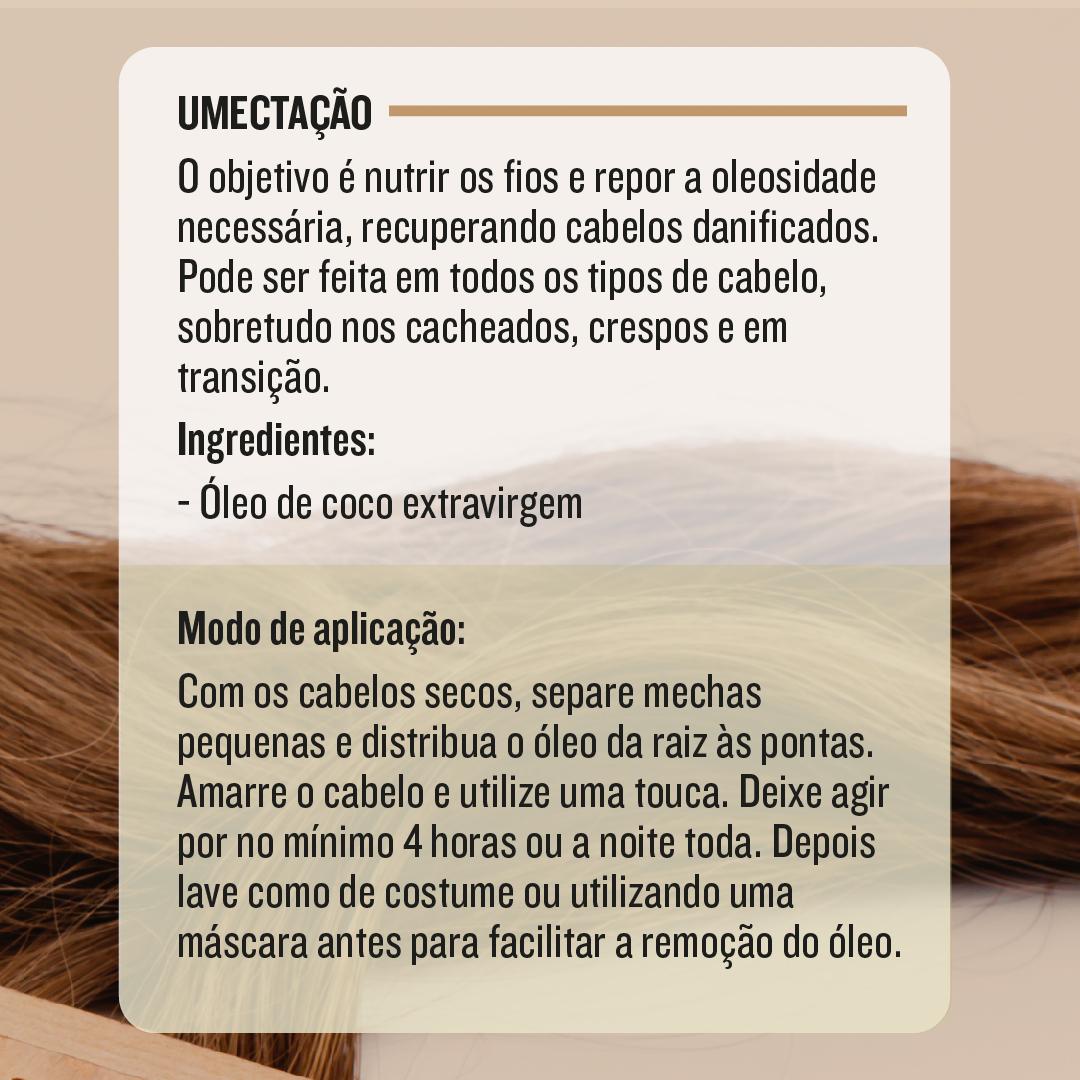 leite de côco no cabelo beneficios