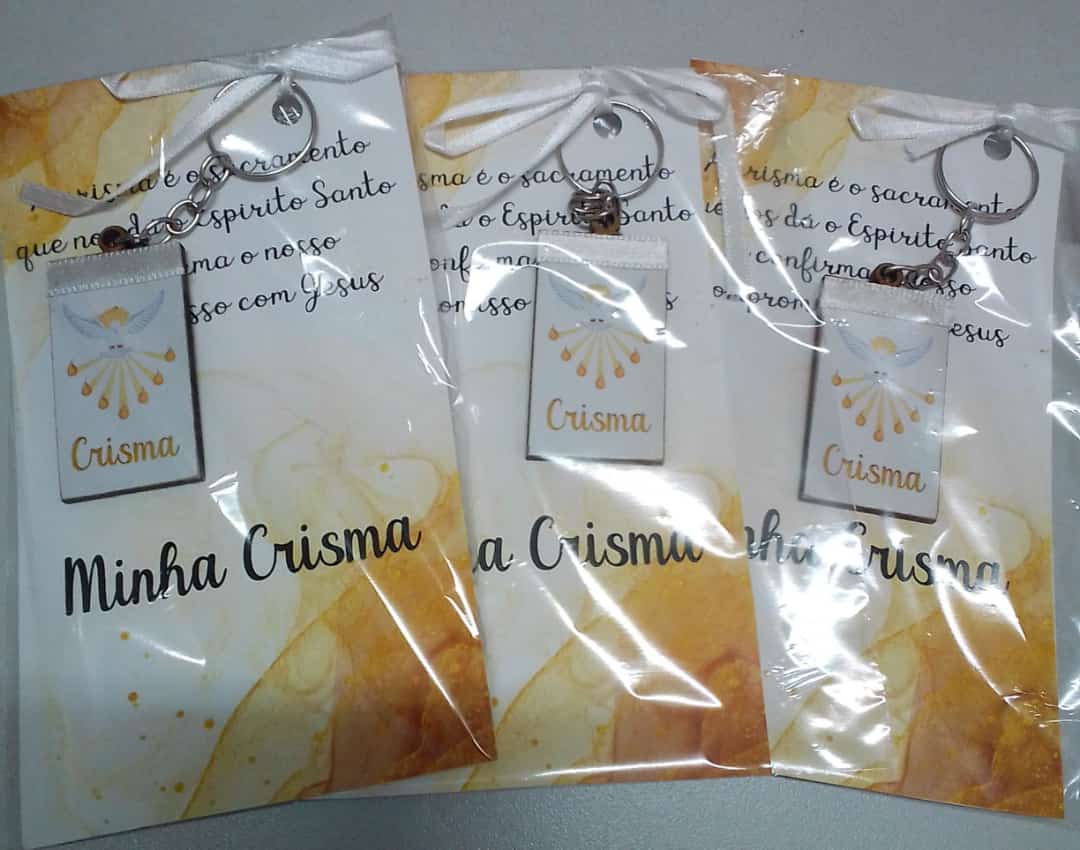 lembrancinha crisma DIY