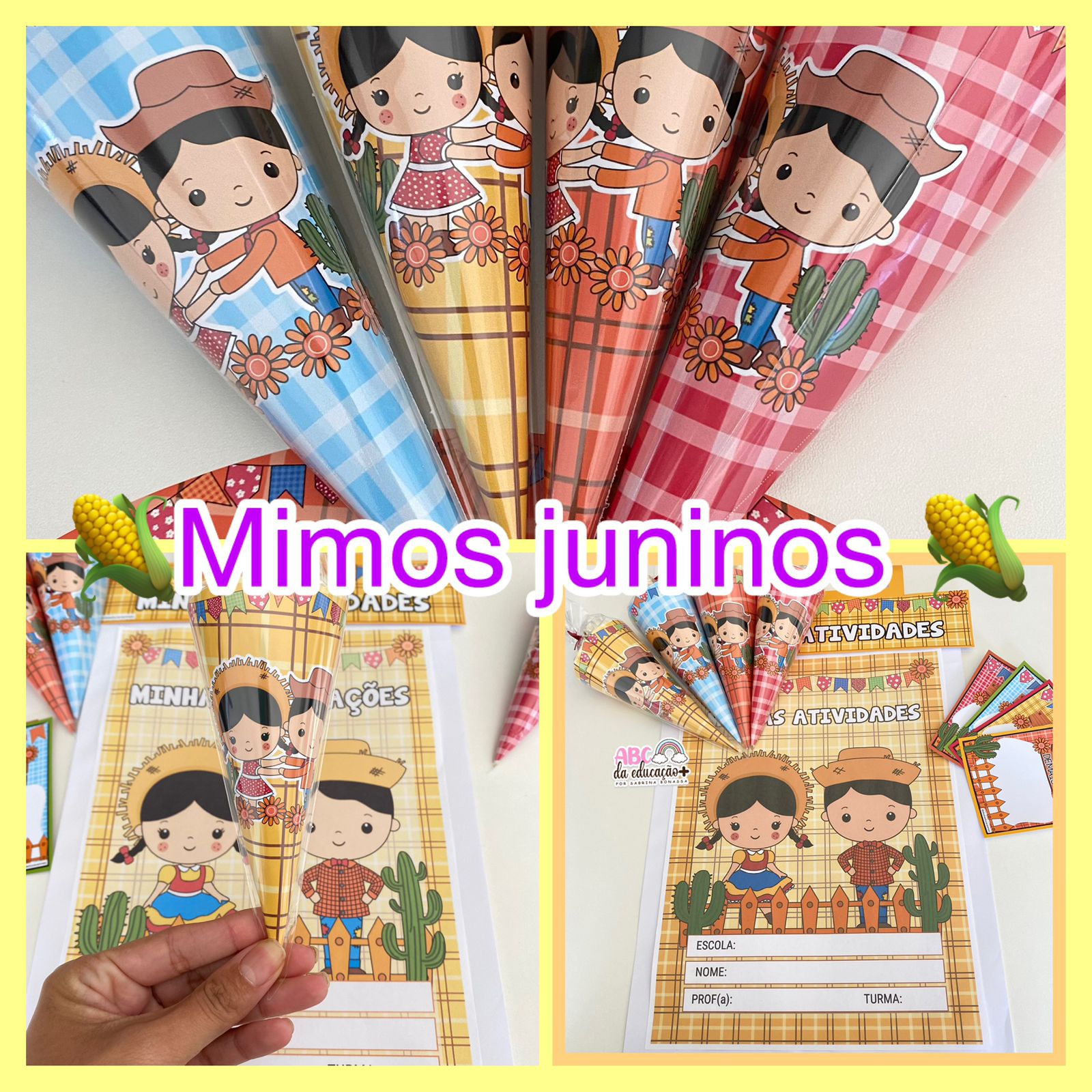 lembrancinha festa junina tema caipira
