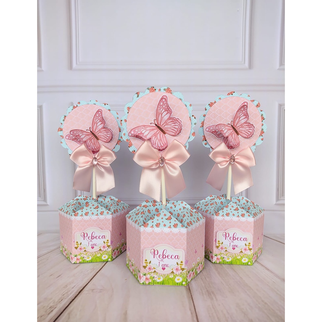 lembrancinha jardim encantado para 1 ano
