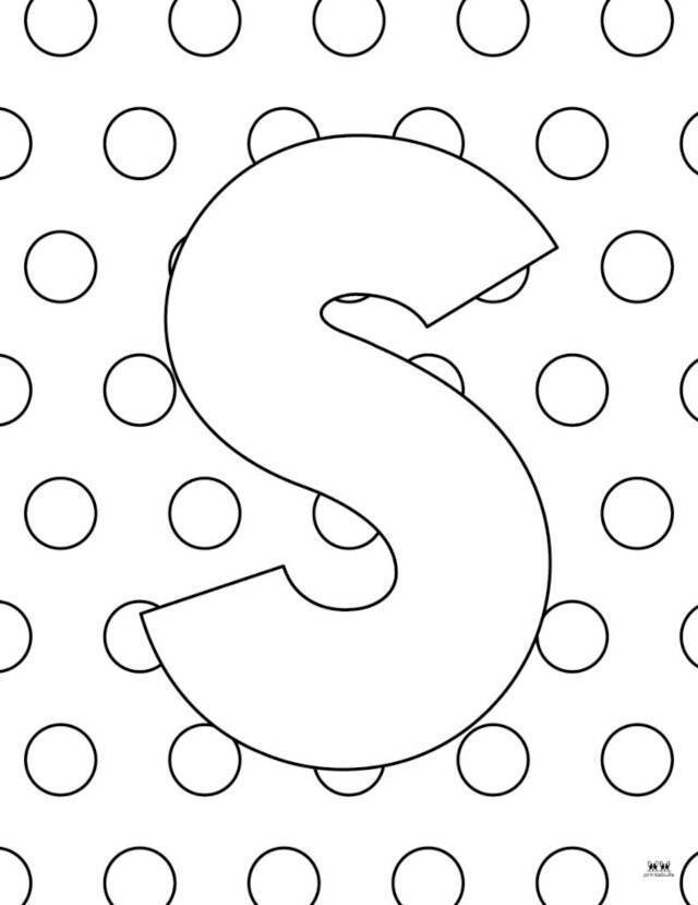 molde letra S 3D